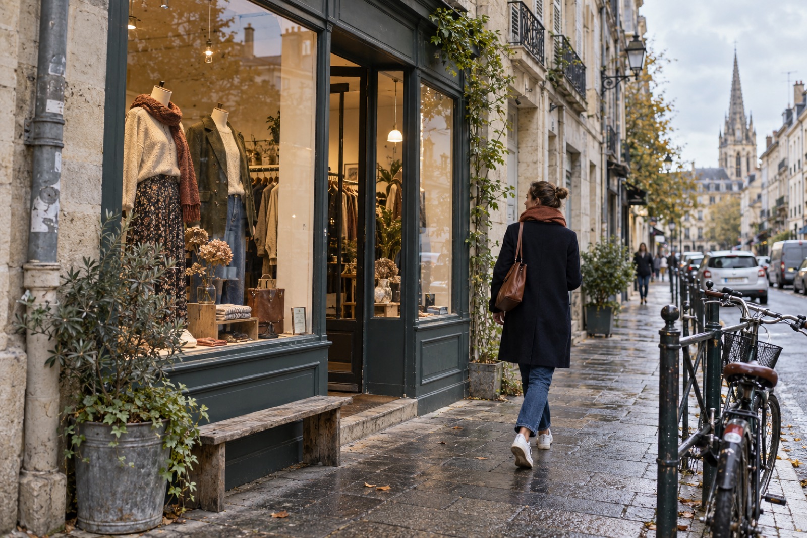 Devanture d’une boutique indépendante